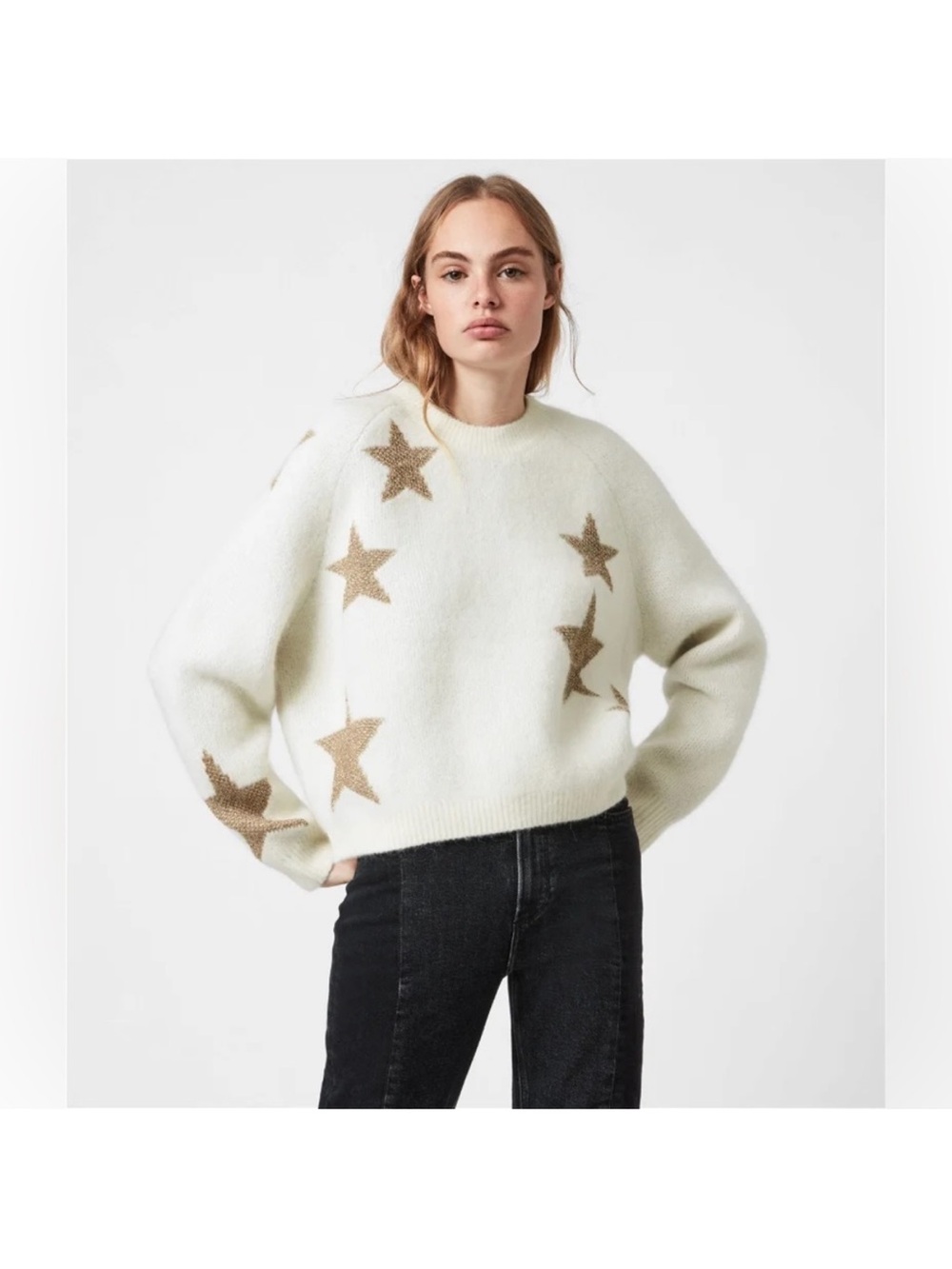 All saints Alpaca Star Sweater M